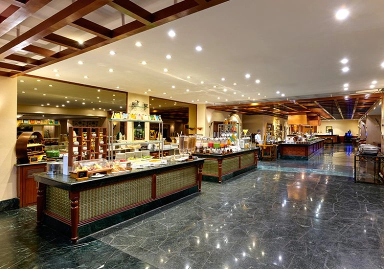 Five-star buffet lunch and plating at The Lalit